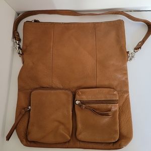 Tignanella  Pebble Leather Shoulder Bag